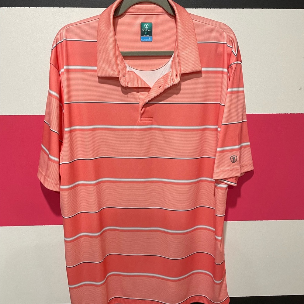 PGA Tour XL Orange Golf Polo